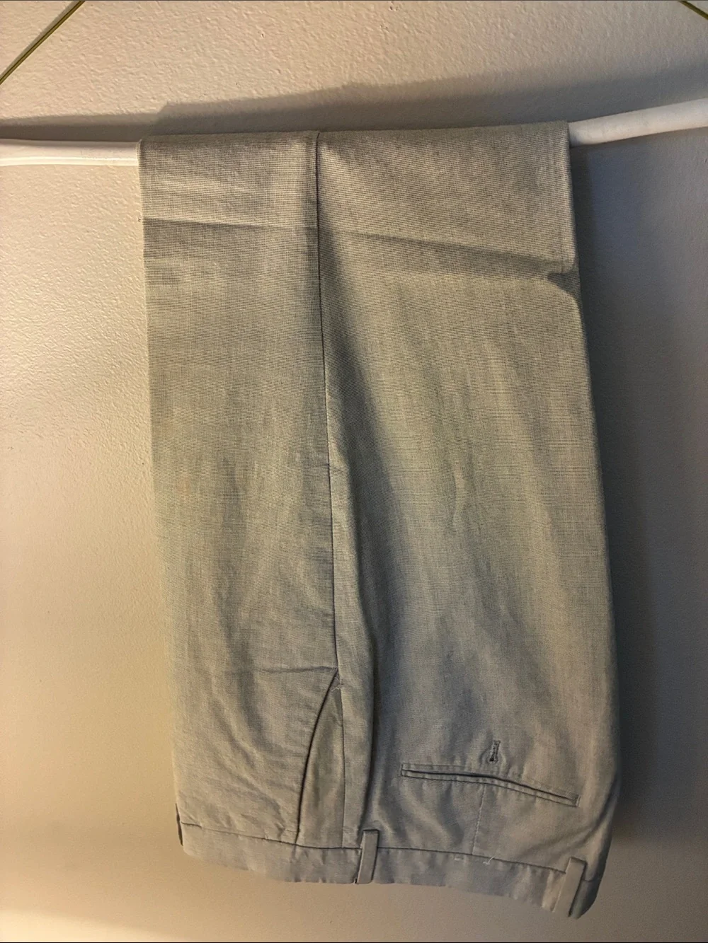 Express Men's Light Gray Dress Trousers